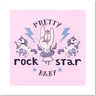 Pretty RockStar Baby Posters and Art